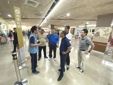 議員陳書建、曹爾章、周瑞國、陳玉發前往金門考察金廈小三通運作,並作為馬祖參考。(圖:縣議會)