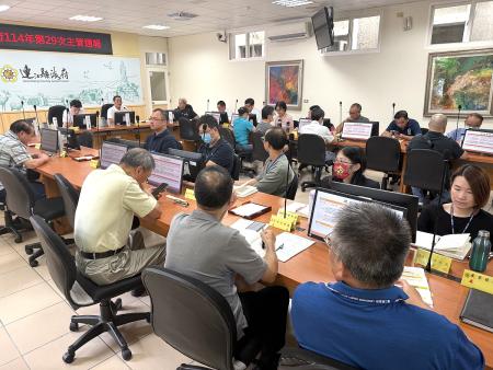 連江縣政府召開114年第29次主管週報。（圖／文：王致潔）