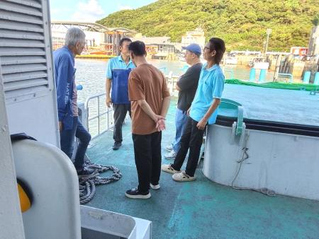東海明珠15日開往莒光途中故障原船折返,後續檢修期間由南北之星客輪替代開航。(圖:連江航業)
