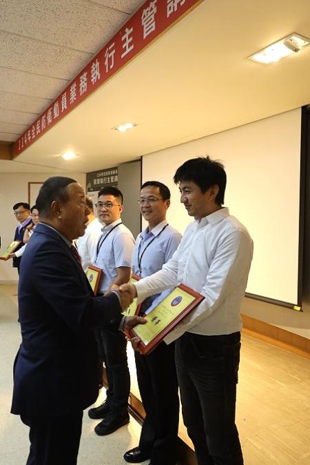 國防部表揚2025城鎮韌性（全民防衛動員）演習績優單位，連江縣綜合實作獲優等肯定。（圖：民社處）