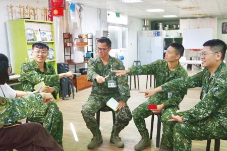 分享彼此壓力源及抗壓特質。