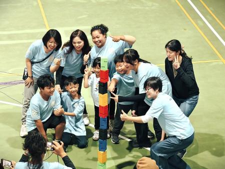 東莒國小暨附設幼兒園秋郊活動熱鬧登場。(圖/文:蔡夢玲)
