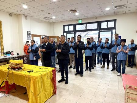 南竿鄉公所舉行重陽普渡法會。(圖/文:王致潔)