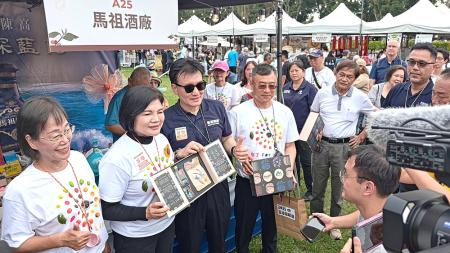 馬祖美酒遇見雲林咖啡，副縣長陳冠人、馬祖酒廠參加「2025台灣咖啡節」，展現離島創新產業魅力。（圖：產發處）