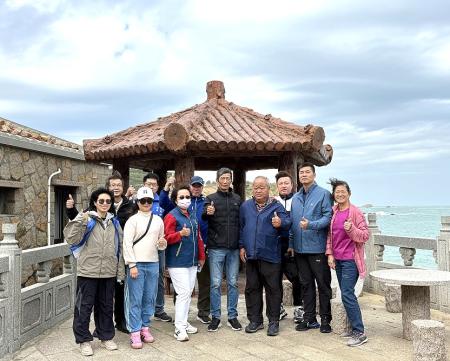 莒光鄉民代表會第12屆第6次定期大會17日展開東莒鄉政考察。（圖／文：蔡夢玲）