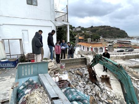 莒光鄉民代表會18日進行西莒鄉政考察行程。（圖／文：宋幸儒）