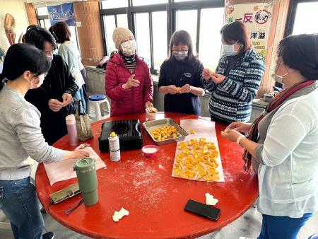 民社處舉辦「就業職能培力—馬祖地瓜餃」課程。（圖：民社處）