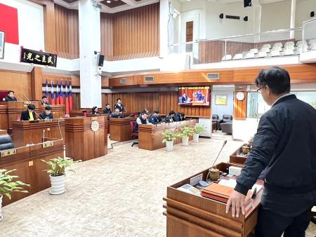 縣議會28日審議、聯席審查115年度地方總預算暨附屬單位預算案。（圖／文：馮紹夫）