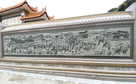 后澳信仰石雕牆亮相　北竿再添打卡新景點