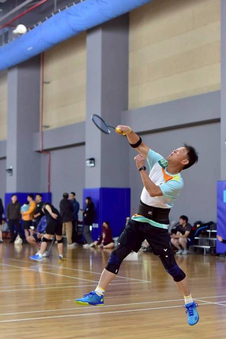 縣長盃羽球賽　台馬好手以球會友。（圖：連江縣羽球委員會）