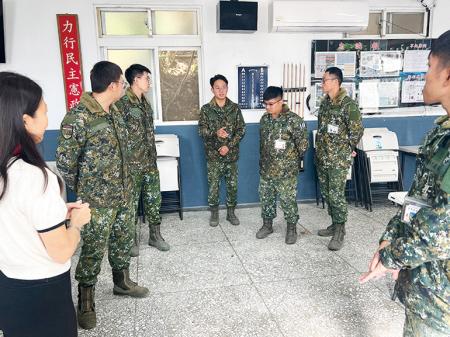 官兵分享自我壓力源與感受。