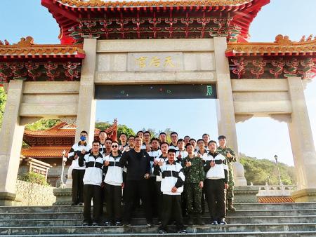 活動後於天后宮合影。