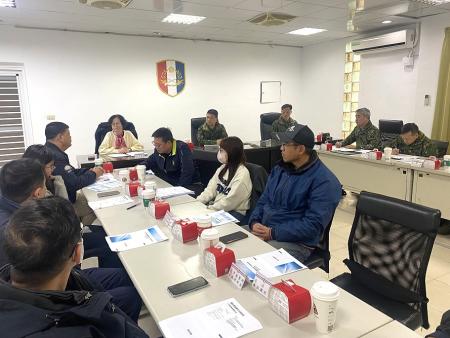 馬防部召開塘岐靶場遷移案進度說明會，邀集民社處、鄉公所、地方民意代表、村長及相關單位與會，就靶場遷移案進行規劃說明與意見交流。（圖／文：鄭禮頤）