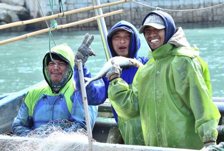 移工的笑容。（圖與文：陳其敏）