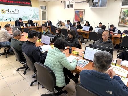 連江縣政府召開第254次縣務會議暨114年第36次主管週報。（圖／文：王致潔）