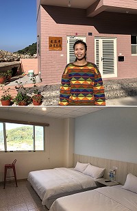 8年級生美拉回到媽媽故鄉橋仔村經營「達露岸」海景民宿。(圖/文:陳鵬雄)