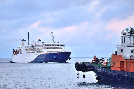 新臺馬輪今（5）日完成東引-南竿-基隆航程後，將展開為期一個月的歲修工程，長程海運服務將由「臺馬之星」接替執行。（圖：資料照片）