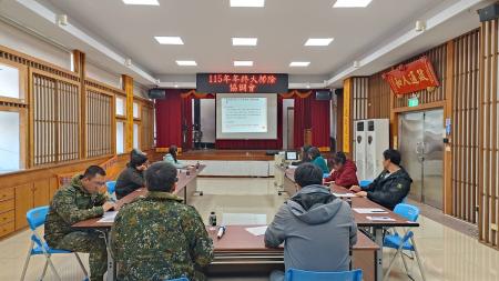 莒光鄉公所召開115年年終大掃除協調會議。（圖／文：宋幸儒）