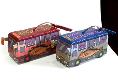 台灣燈會3月3日起在嘉義舉行，連江縣交旅局設計黃魚公車燈籠，限量發送。（圖：交旅局）