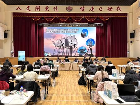 115年公立幼兒園契約進用教保員及助理教保員申請遷調他縣市服務作業第一次會議於連江縣立介壽國中小禮堂舉行。（圖：教育處）