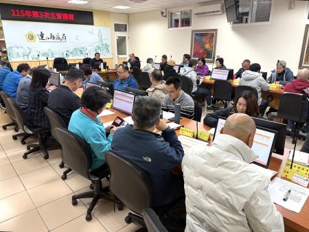 連江縣政府召開115年第3次主管週報。（圖／文：王致潔）
