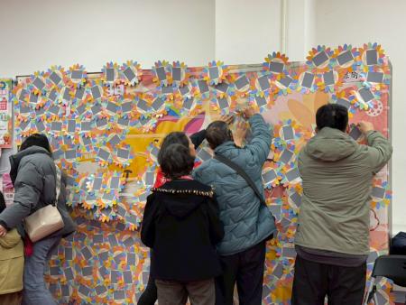 營養師節闖關活動　趣味互動中學健康知識。（圖：王致潔、衛生局）