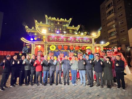 北極玄天宮新春開燈圓堂閃亮登場