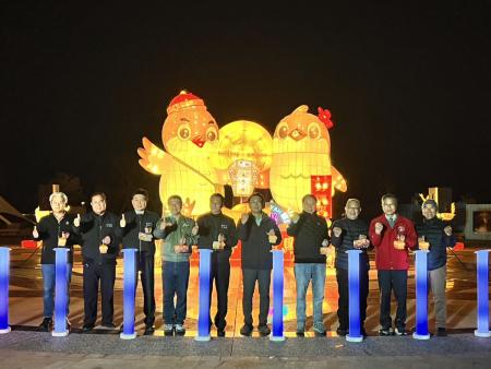 鷗霸、Yah鷗迎新春　馬祖燈會閃亮點燈（一）