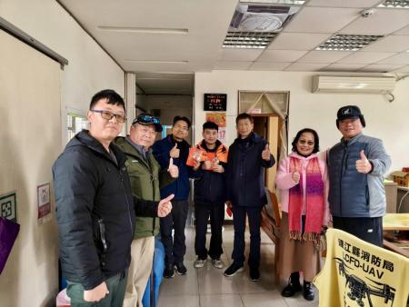 春節守崗不打烊　陳樂禮慰勉第一線值勤夥伴