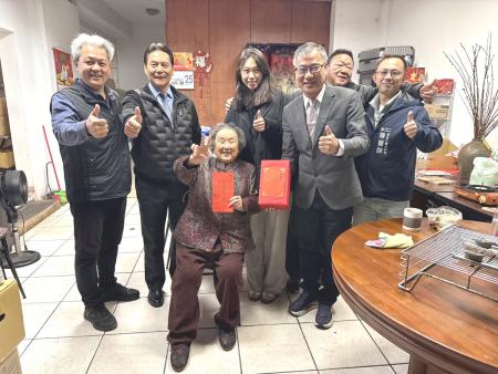 仁愛熱心婆婆李要金91歲壽辰　縣長溫馨祝壽