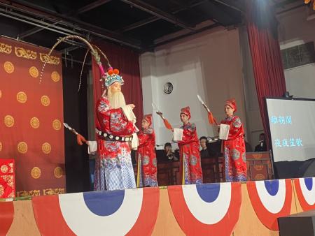 御甲戲園《珠簾寨》塘岐中正堂演出　神轎齊集人神共賞