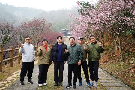 官兵走春活動合影。