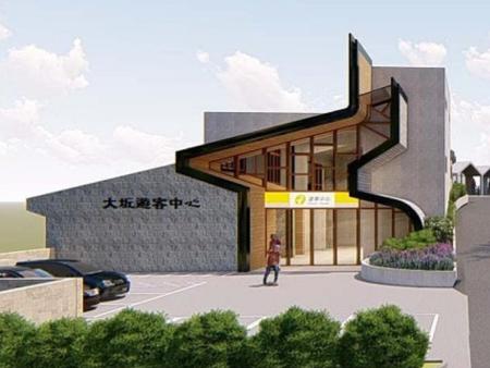 縣長王忠銘偕同立法委員陳雪生、議長張永江等一行，前往大坵遊客中心興建工程現場視察。（圖：縣府）