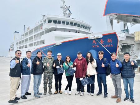 八德區長蔡豊展出席燒馬糧　天候因素海運返台