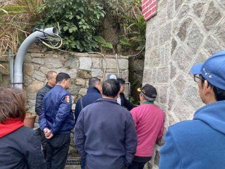 北竿所會會勘龍角峰、環島北路邊坡工程