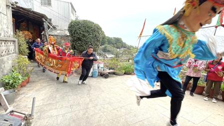 西莒擺暝重頭戲　西坵彣大王廟迎接陳元帥到府作客