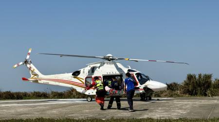 東莒釣客疑似中風　直升機後送台灣就醫