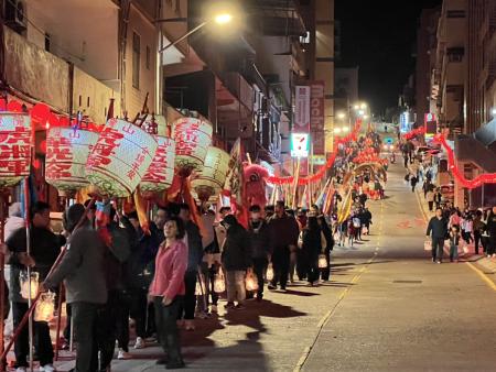 千人隊伍最大規模　山隴白馬尊王遶境巡安（三）