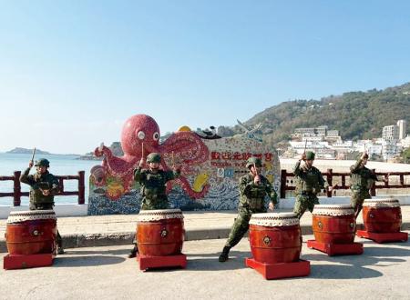 隊員展現練習成果。