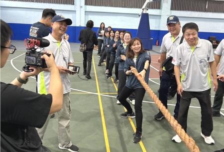 消防義消體技能交流　今塘岐運動場登場