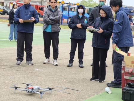 消防義消體技能交流　各隊拚戰展實力。（圖與文：鄭禮頤）