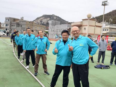 消防義消體技能交流　各隊拚戰展實力。（圖與文：鄭禮頤）