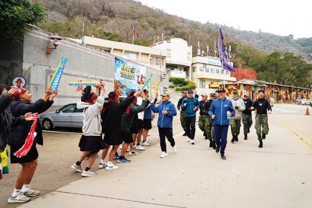 馬防部高階幹部全程參與，展現奮戰精神。