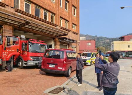 消防署訪視北竿分隊　強化職安與健康防護