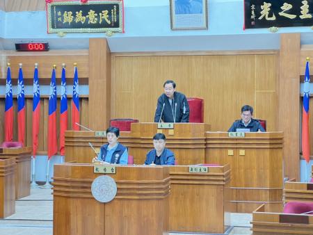 縣議會第8屆第7次定期大會5月20日開議