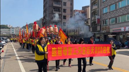馬祖北極玄天宮慶祝玄天上帝壽誕，19日舉辦盛大祝壽活動；馬港、津沙天后宮特別組團賀壽。（圖／文：馮紹夫）