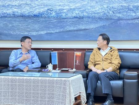 路政及道安司長吳東凌拜訪縣長　交通安全交換意見