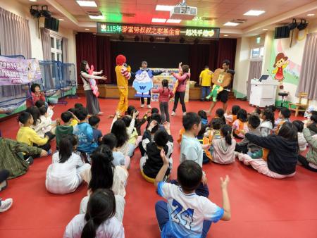 麥當勞叔叔前進塘岐國小　宣導正確洗手五步驟