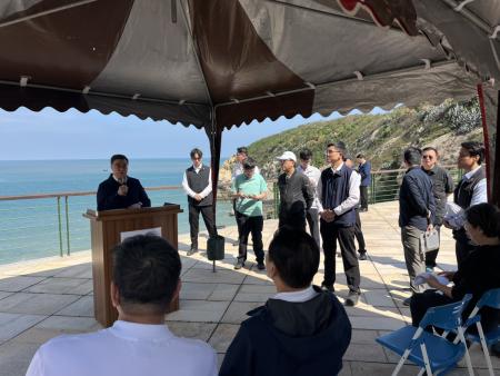 馬管處完成大北海遊憩區無障礙設施，行政院長卓榮泰前往訪視成果。（圖／文：馮紹夫）