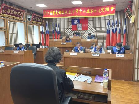 莒光鄉代會開議　陳樂禮：強化公共服務，所會同心共創鄉民福祉